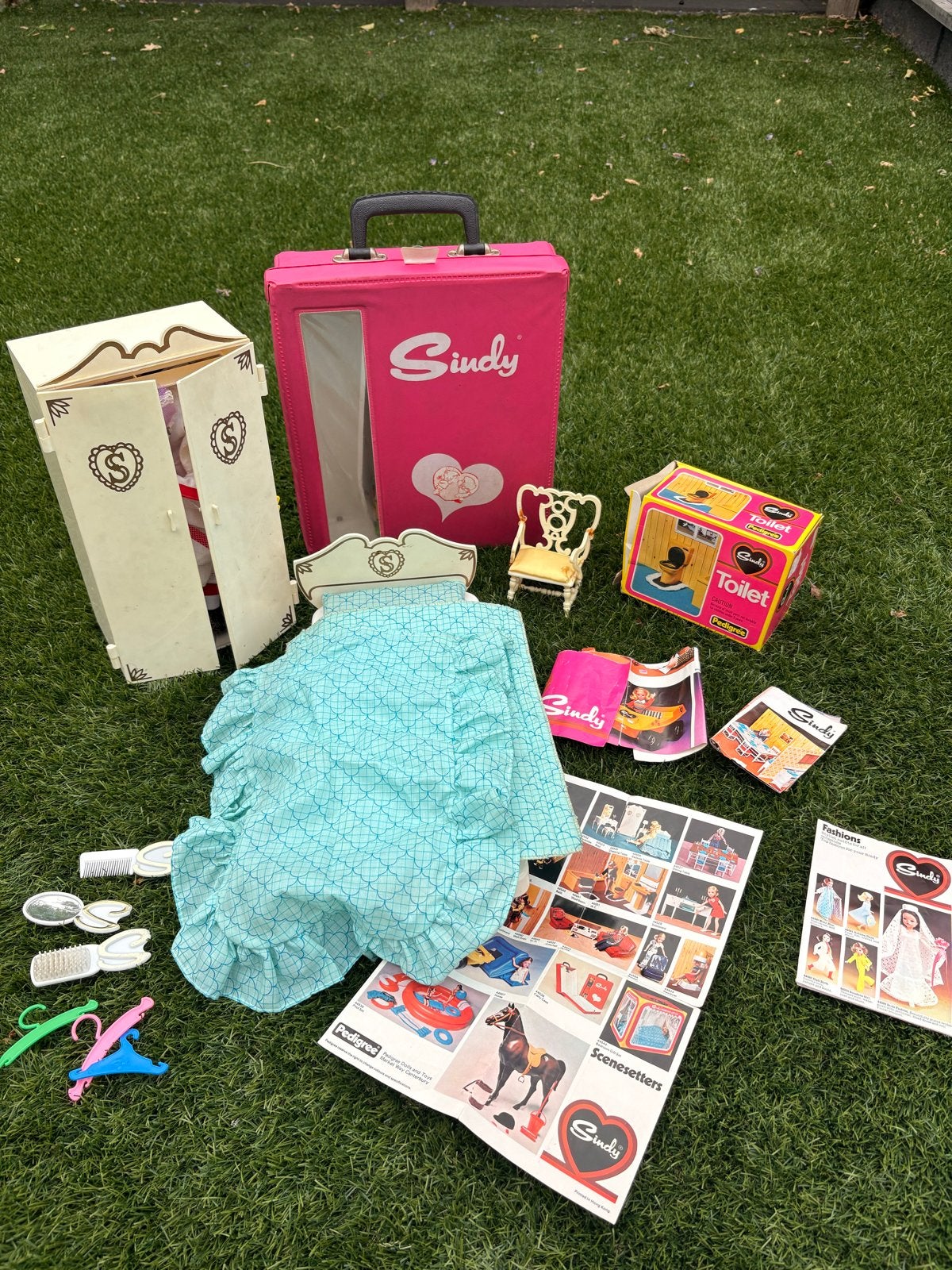 Vintage Sindy poppen accessoires en meubels, Ophalen of Verzenden, Gebruikt, Overige typen