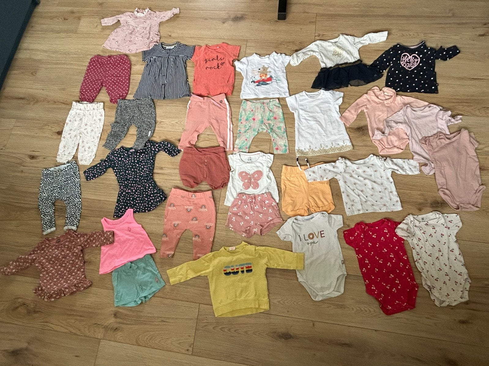 Grote kledingbundel maat 62 voor baby meisjes, Ophalen of Verzenden, Gebruikt, Meisje, Setje