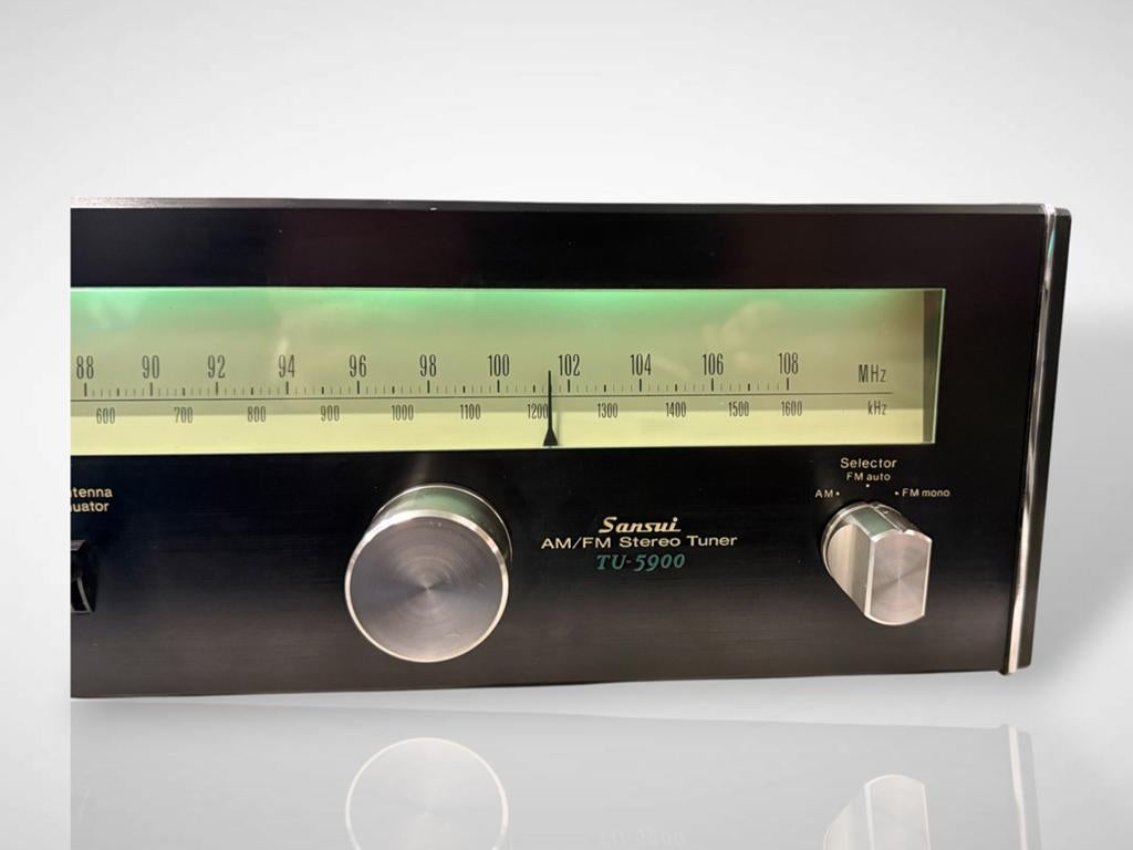 Vintage Sansui TU-5900 AM/FM Stereo Tuner - Werkt Perfect, Gebruikt, Sansui, Ophalen of Verzenden, Sansui