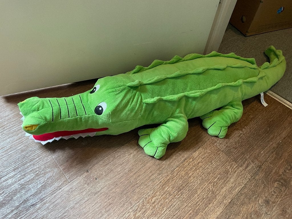 grote krokodil knuffel, Ophalen of Verzenden, Zo goed als nieuw, Overige typen