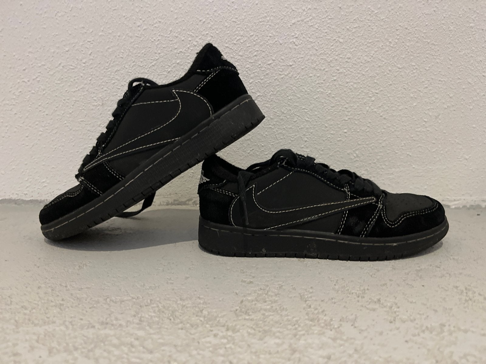 Travis Scott x Nike sneakers zwart/wit - Maat 38, Zwart, Ophalen of Verzenden, Sneakers of Gympen, Gedragen