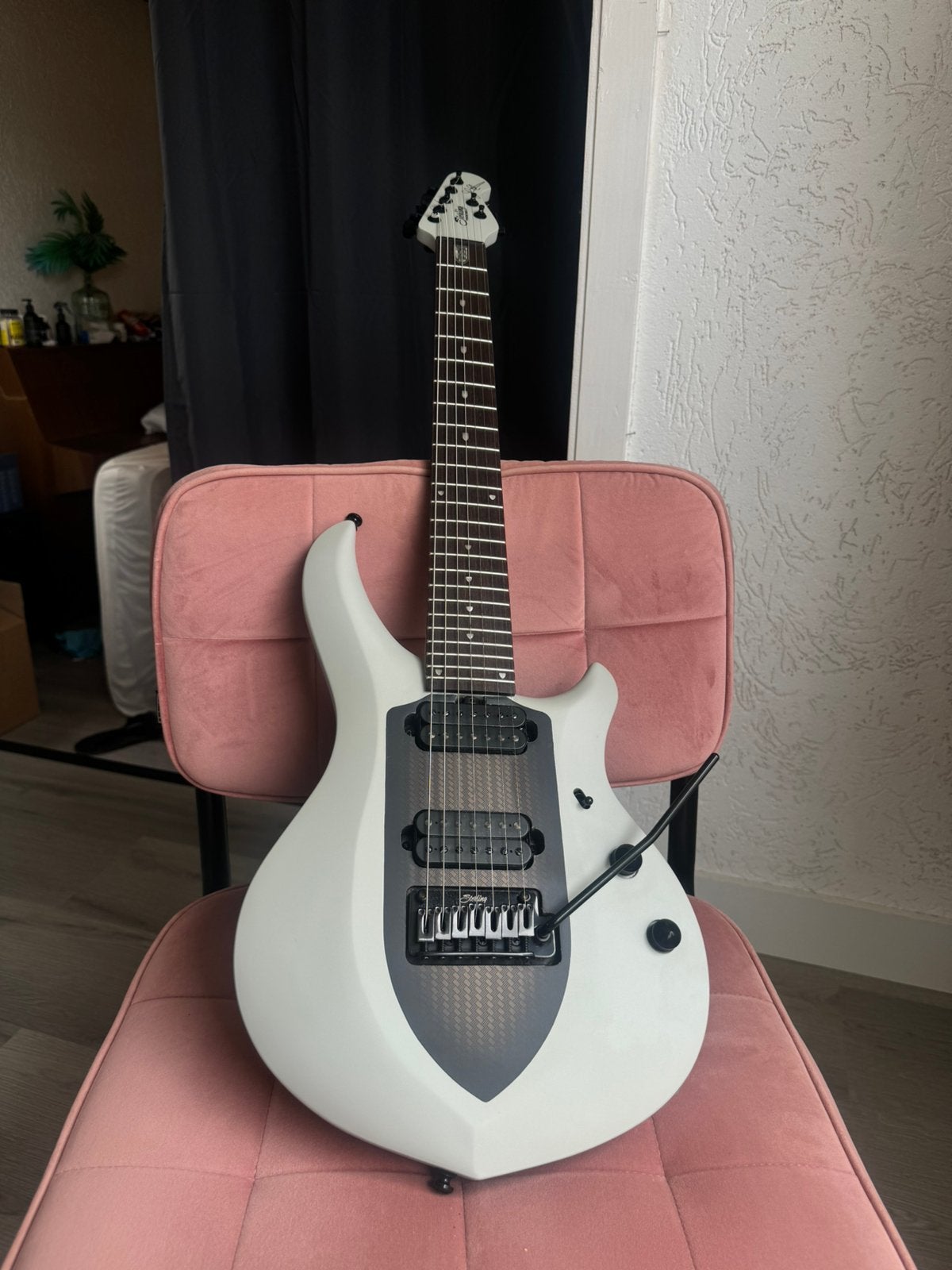Sterling by Music Man Majesty MAJ170, Chalk Grey, Ophalen of Verzenden, Nieuw, Solid body, Overige merken