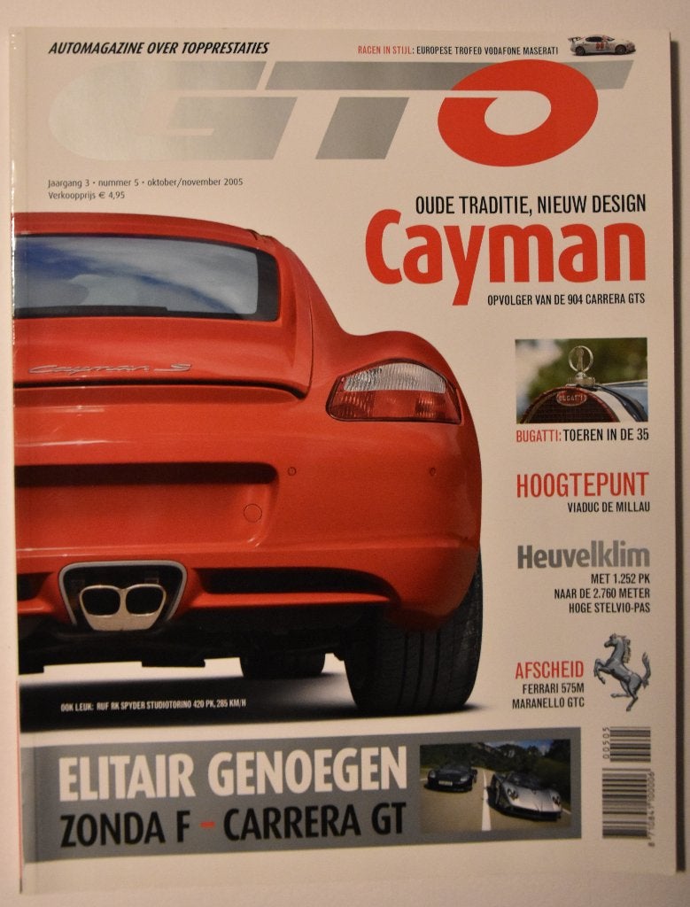 GTO auto magazine tijdschrift 2005 NIEUW Porsche Ferrari, Ophalen of Verzenden, Nieuw, Ferrari
