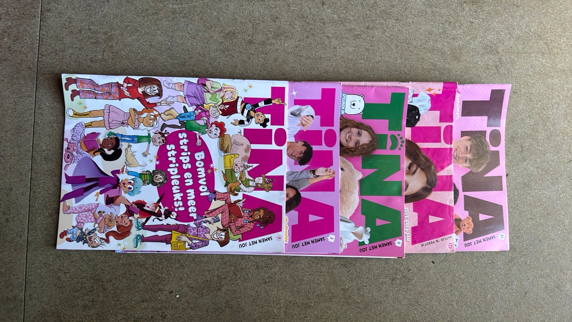 Tina 5 stuks, Ophalen of Verzenden, Gelezen, Overige typen