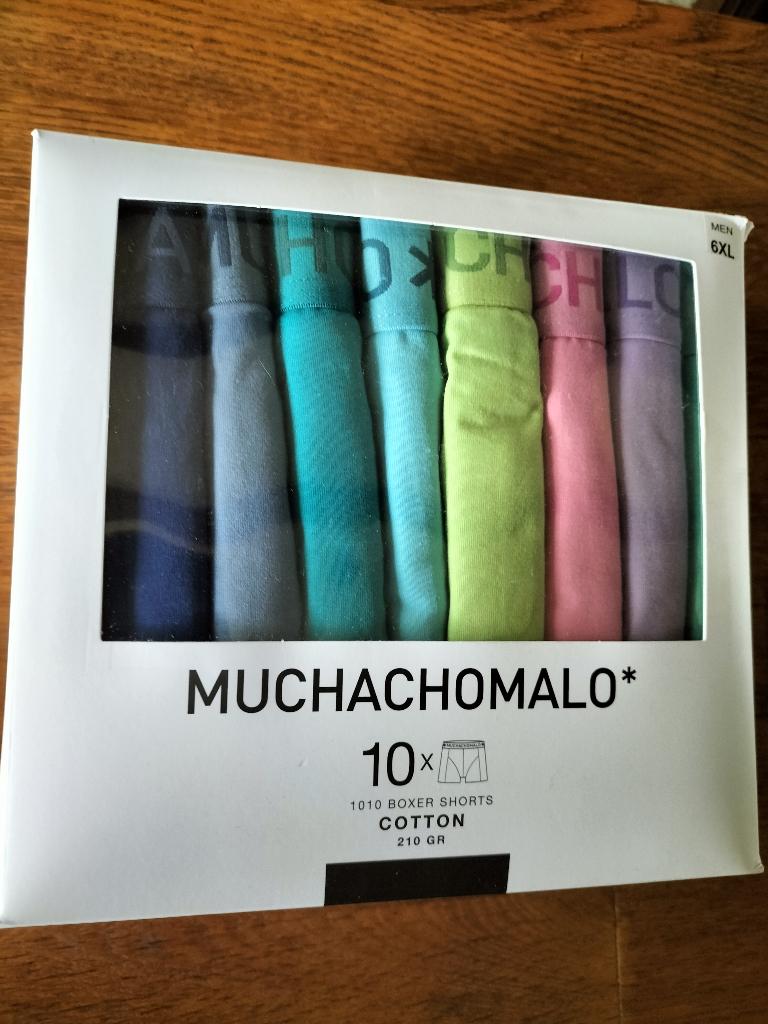 10 NIEUWE MUCHACHOMALO HERENSHORTS MAAT 6XL !, Verzenden, Overige kleuren, Muchachomalo, Boxer