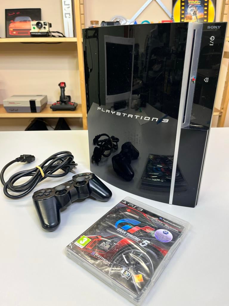 Playstation 3 Phat 160GB met controller en games, Spelcomputers en Games, Spelcomputers | Sony PlayStation 3, Gebruikt, Phat, Ophalen of Verzenden