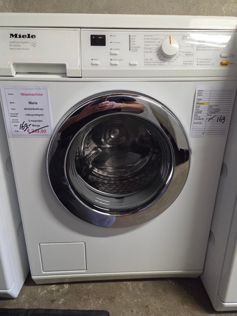 wasmachine - Miele - 6kg - A+ UITVERKOOP!, Ophalen, Miele, 1200 tot 1600 toeren, 6 tot 8 kg
