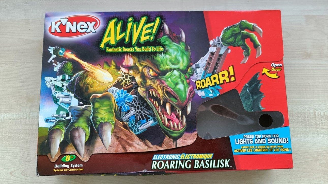 K'nex Alive! Roaring Basilisk, Kinderen en Baby's, Speelgoed | Bouwstenen, Ophalen, K'nex