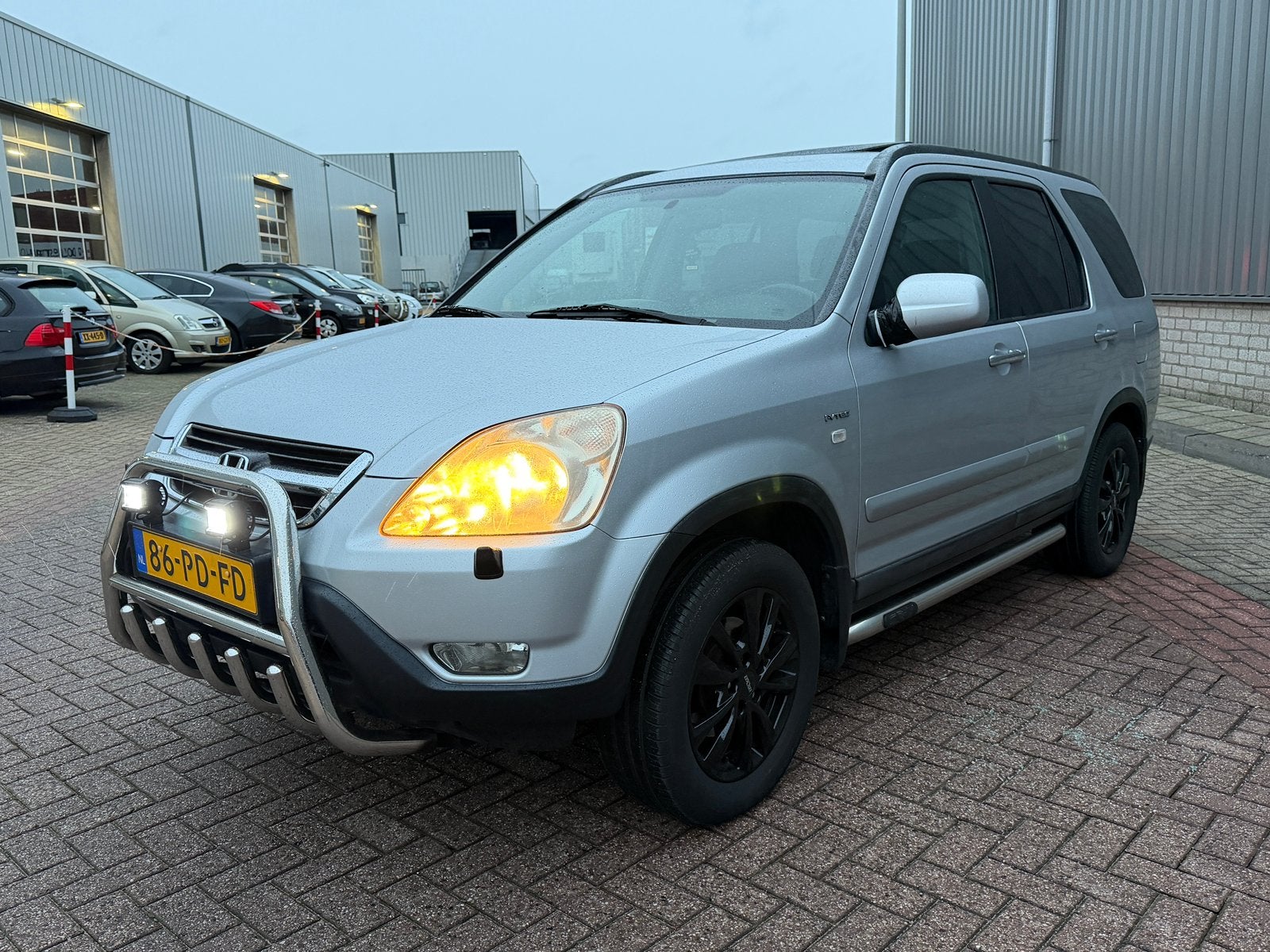 Honda CR-V 2.0 I AUT 2004 Grijs, Auto's, Automaat, 1998 cc, 1458 kg, 4 cilinders