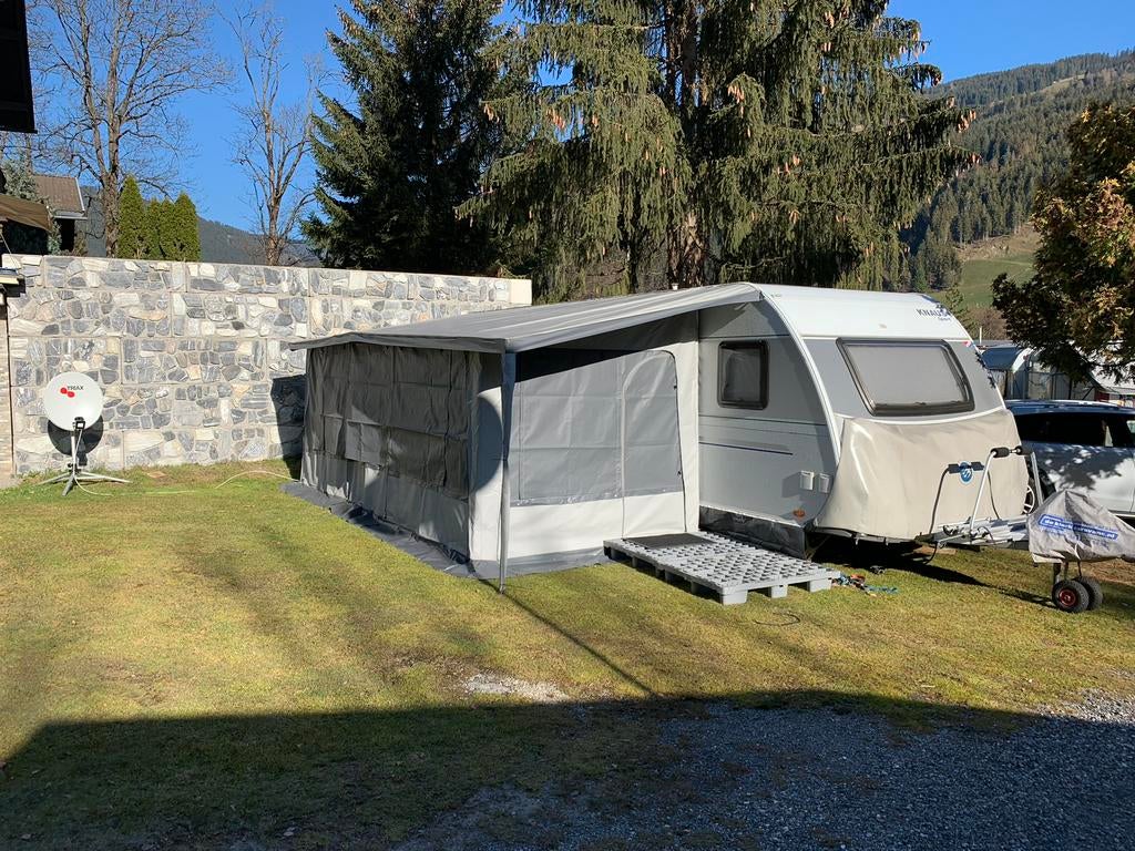 Wintertent compleet met stalen frame voor Knaus 650 sport, Ophalen, Gebruikt