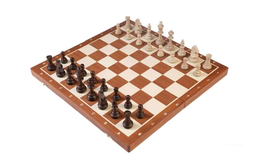 Schaakset Tournament 6 exclusive – 54 x 54 cm, Hobby en Vrije tijd, Een of twee spelers, Ophalen of Verzenden, Nieuw
