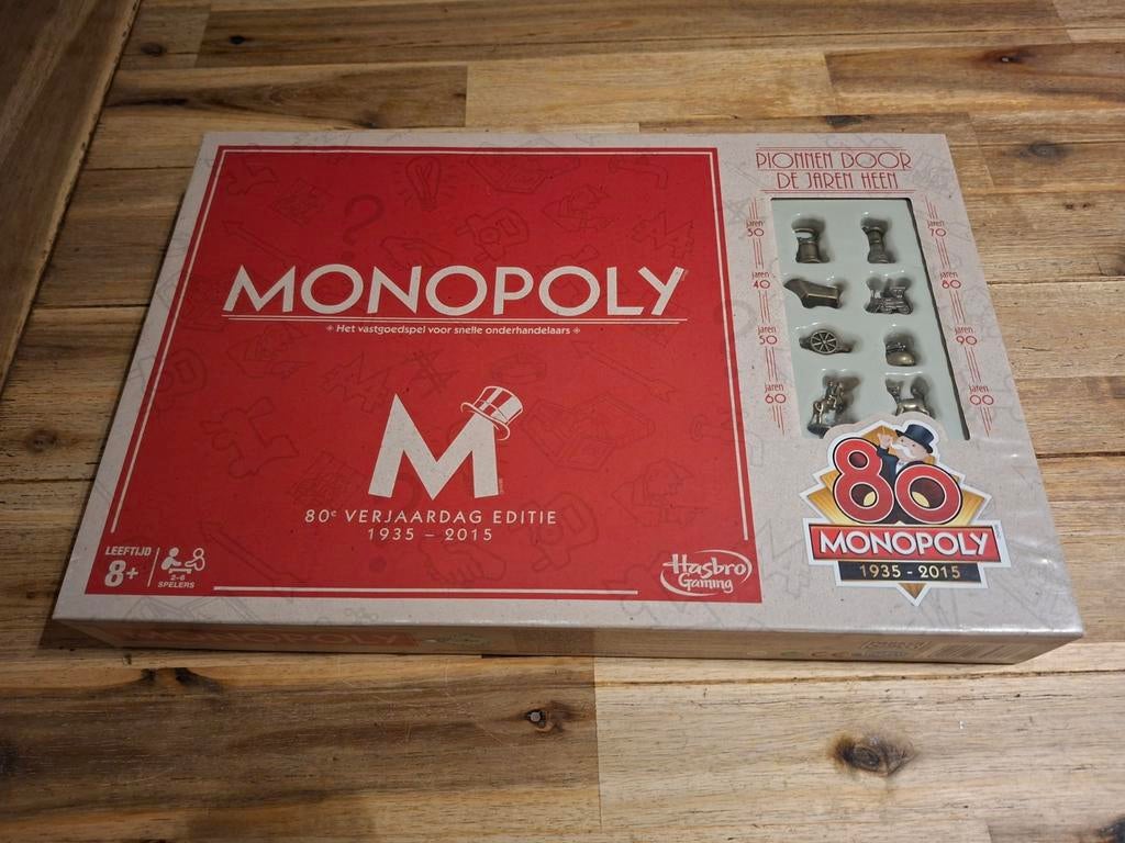 Monopoly 80e verjaardag editie 1935 - 2015 ~ nieuw, Ophalen of Verzenden, Nieuw