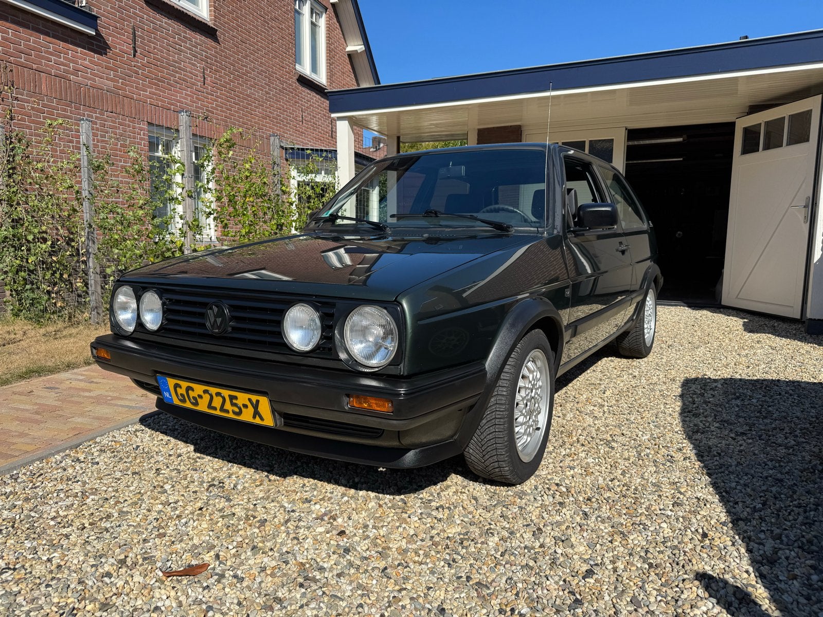 Volkswagen Golf 1.8 GT U9 1989 Oakgreen, Voorwielaandrijving, Stof, Zwart, 4 cilinders