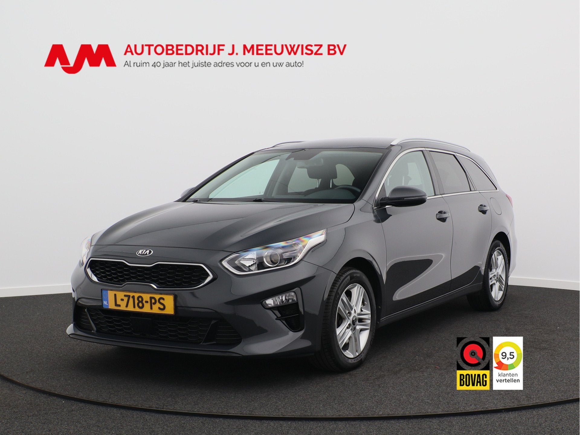 Kia Ceed Sportswagon 1.0 T-GDi DynamicPlusLine/ unieke km!, Voorwielaandrijving, Verwarmde buitenspiegels, Gebruikt, Leder en Stof