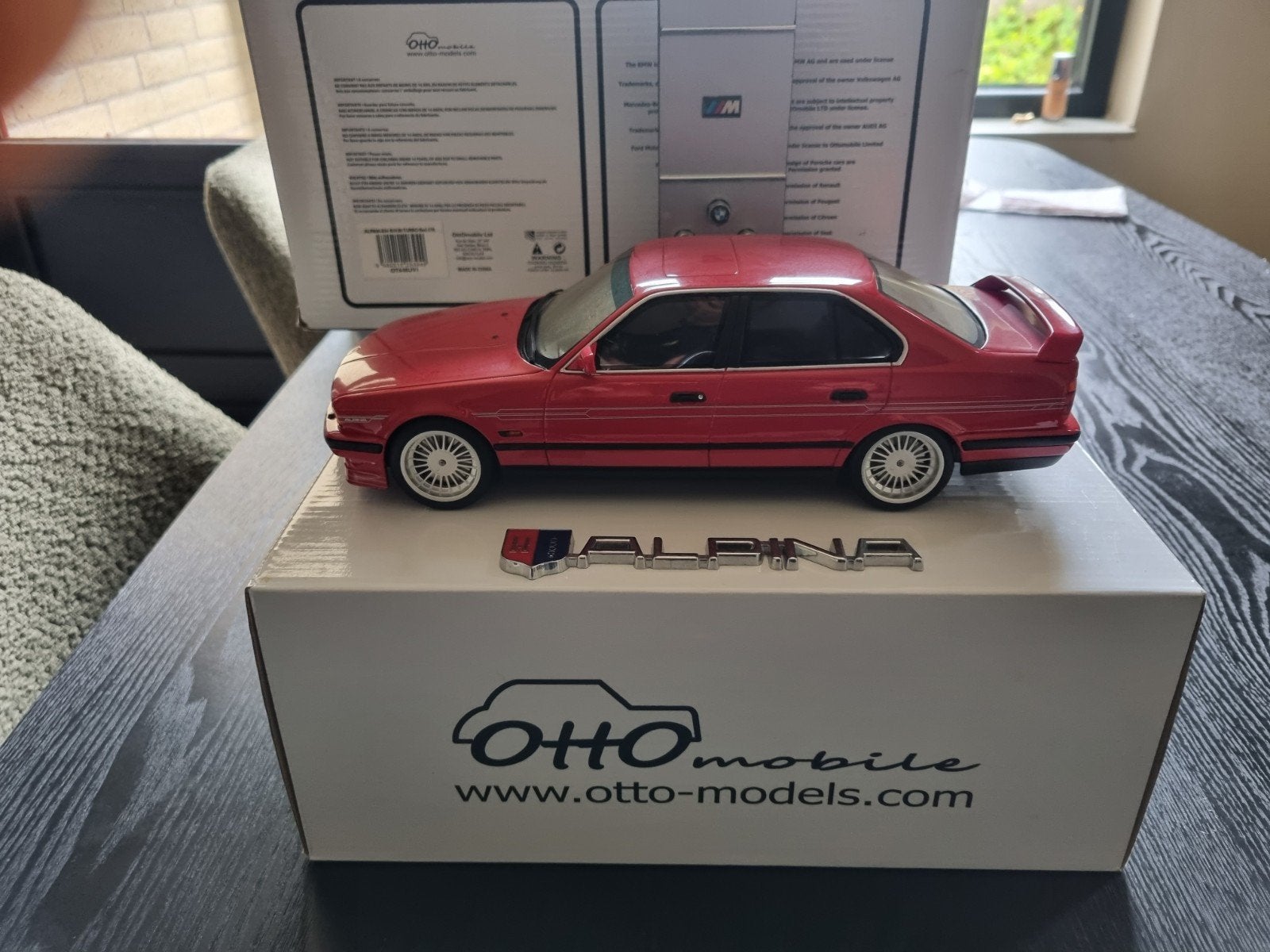 Ottomobile BMW E34 Alpina B10 BiTurbo 1:18, Ophalen of Verzenden