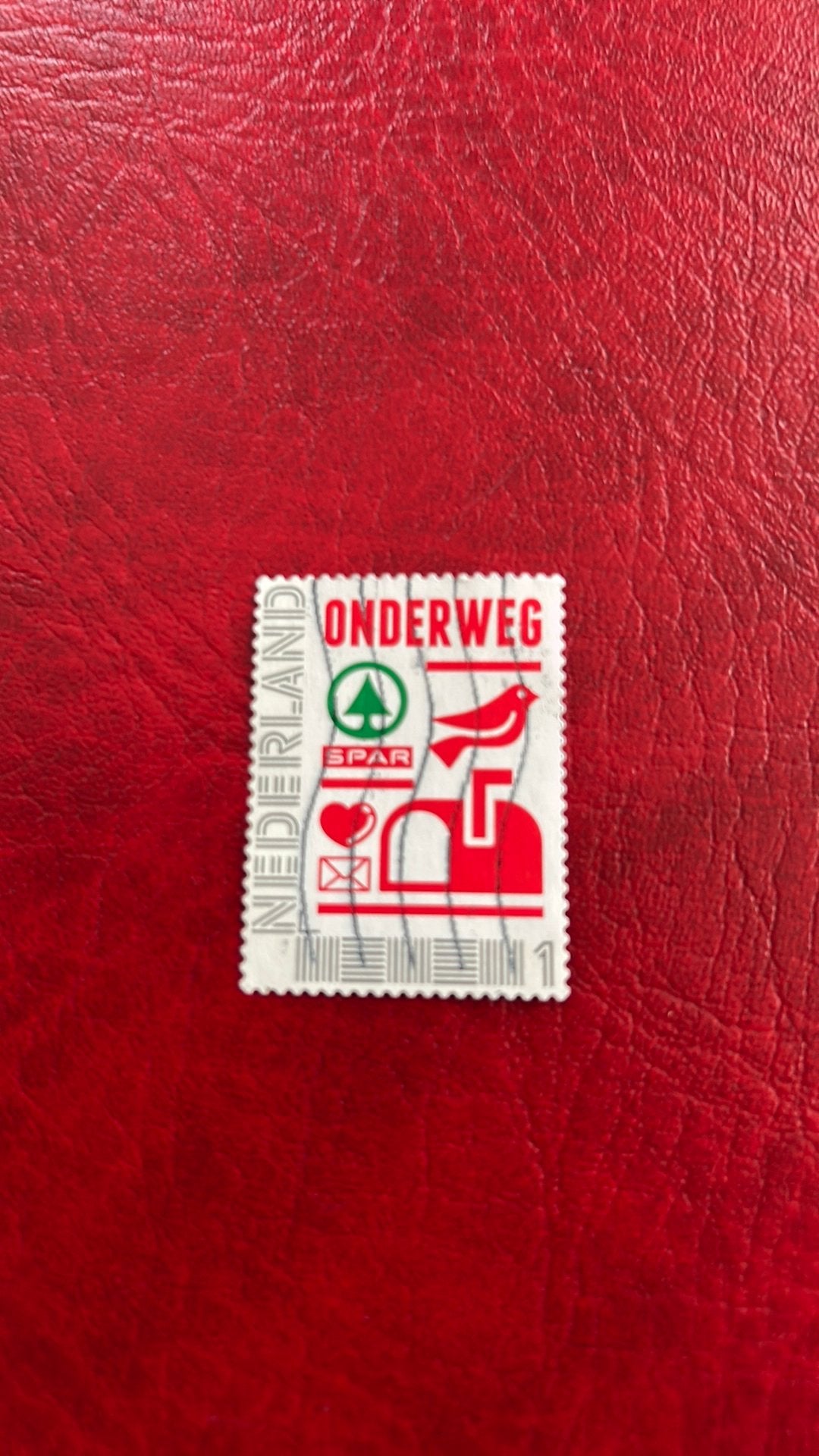 Nederland  Spar zegel onderweg, Postzegels en Munten, Verzenden, Gestempeld