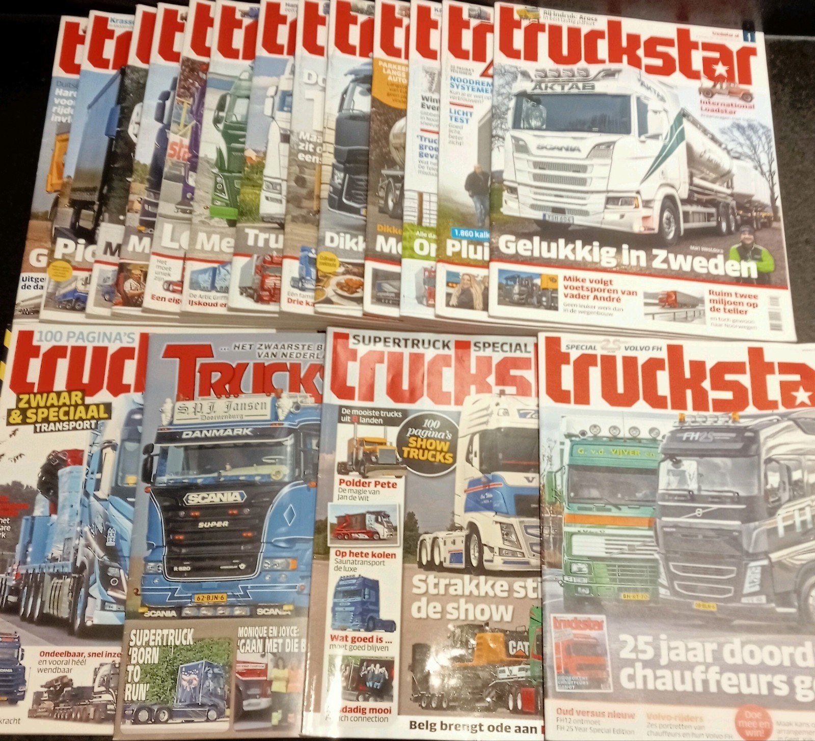 Truckstar Zgan Jaargang Compleet 2017 & 4 x Spicials, Ophalen of Verzenden, Zo goed als nieuw, Truckstar, Vrachtwagen