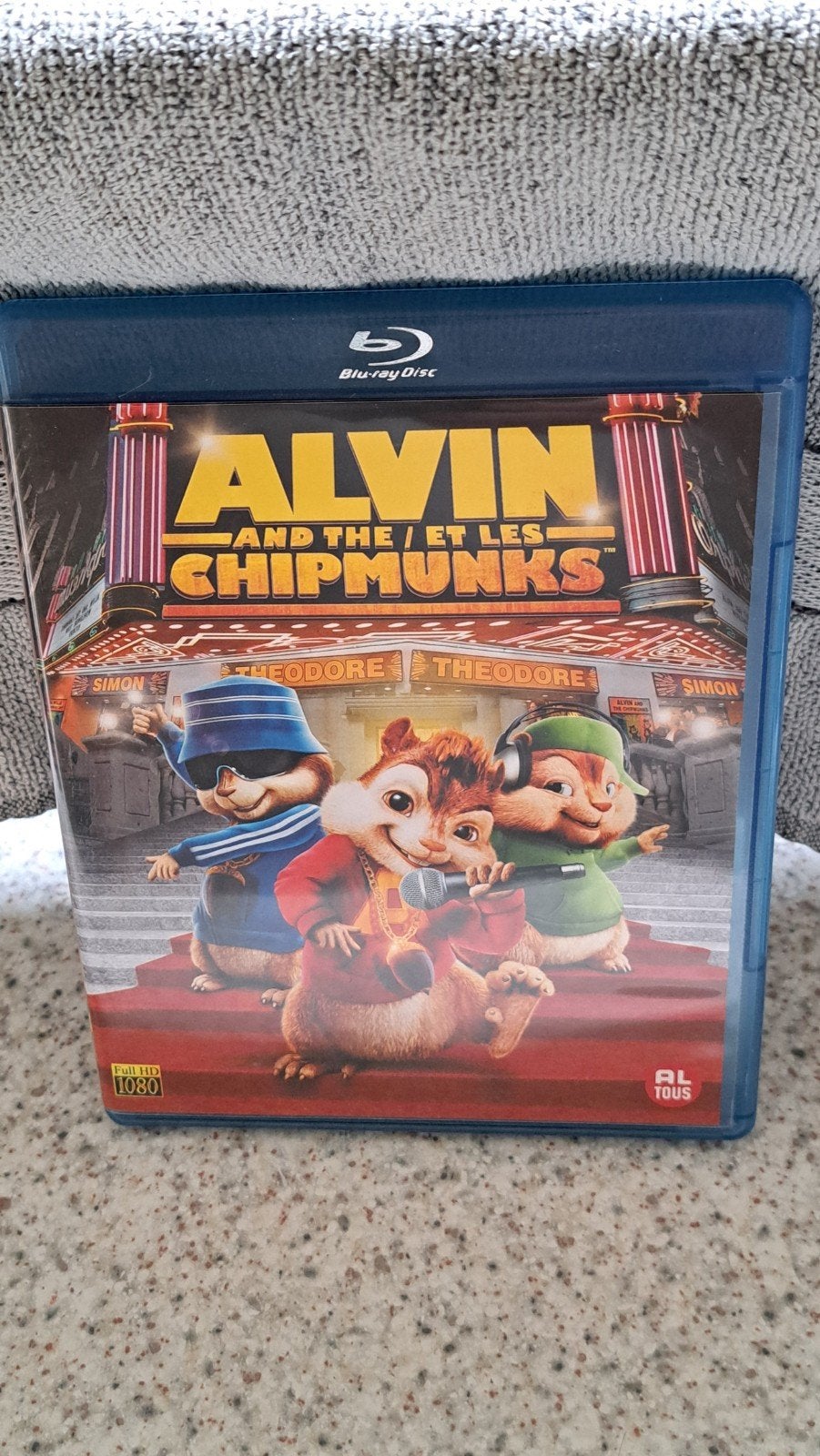 2 x blu-ray  alvin and the chipmunks 1 en.2, Cd's en Dvd's, Blu-ray, Zo goed als nieuw, Tekenfilms en Animatie, Ophalen of Verzenden
