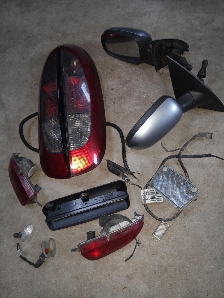 Opel Corsa achterlichten, spiegels, Auto-onderdelen, Ophalen of Verzenden, Gebruikt, Opel