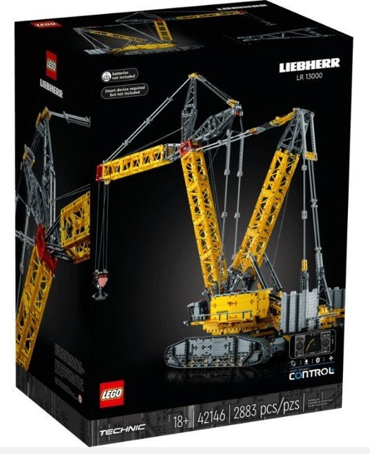 LEGO 42146 Liebherr Rupsbandkraan LR 13000. Nieuw in doos!, Lego, Nieuw, Ophalen of Verzenden, Complete set