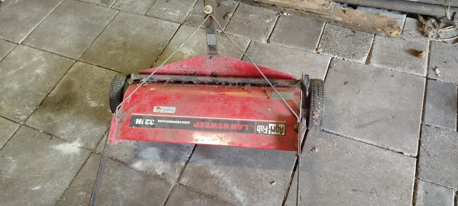 Bladveger voor zitmaaier of mini tractor