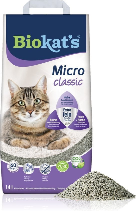 14 Liter Kattenbakvulling - Klontvormend - Zonder geur, Verzenden, Nieuw