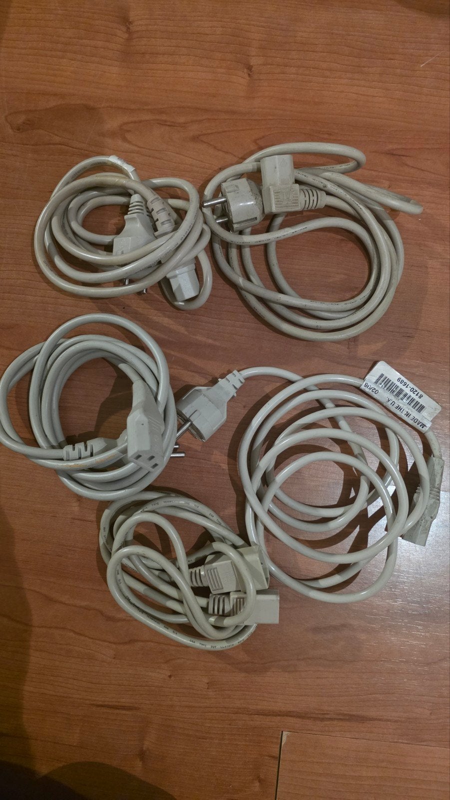 Grijze stroomkabels voor je vintage retro build, Ophalen of Verzenden