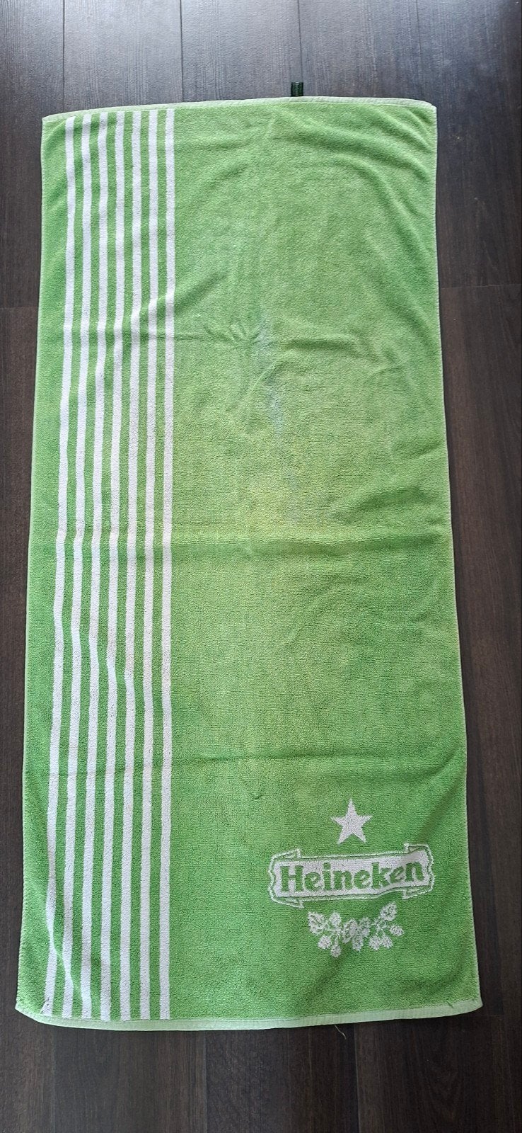 Vintage Heineken badhanddoek, Ophalen of Verzenden