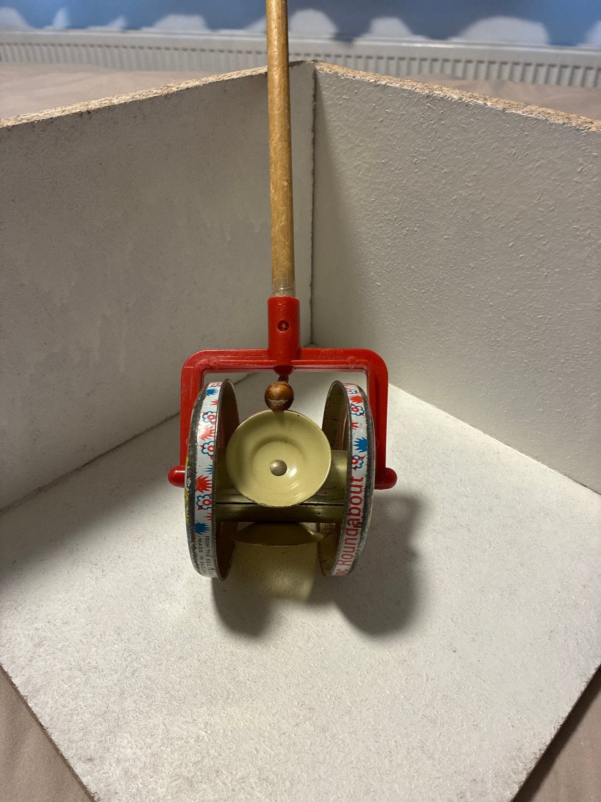 Vintage The Magic Roundabout duwstok speelgoed, Ophalen of Verzenden