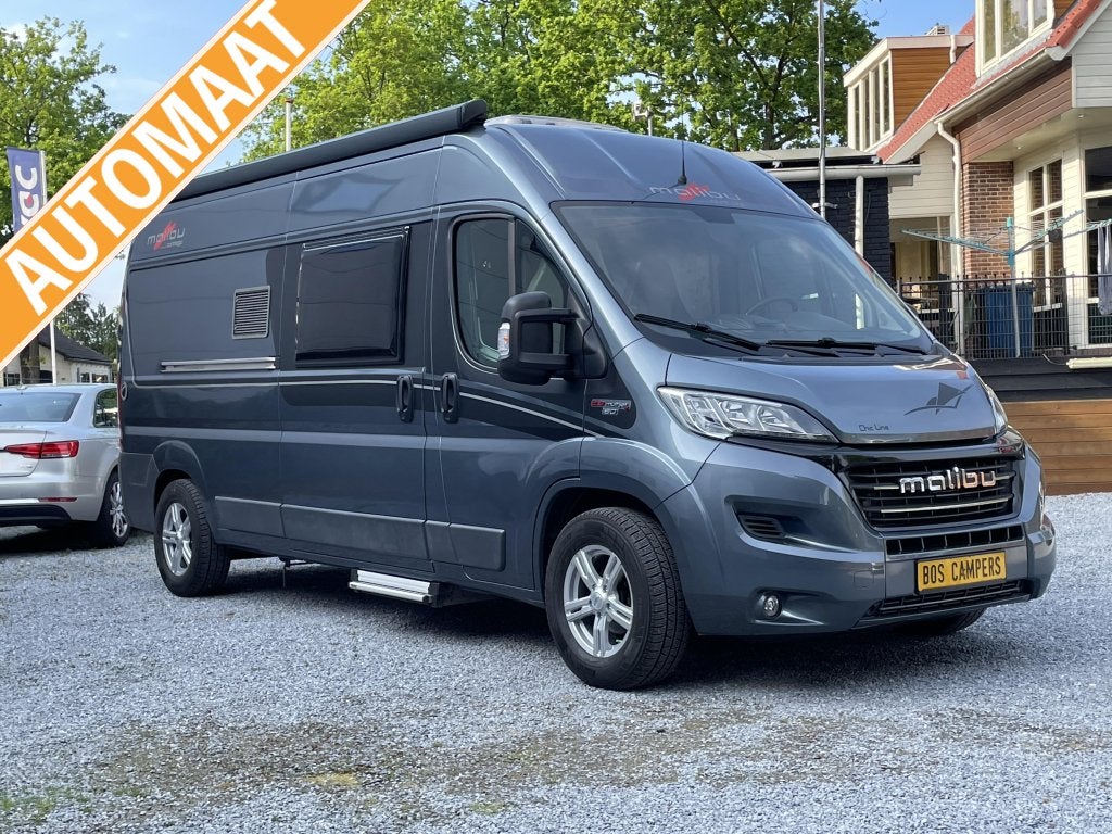 Carthago Malibu 600 DB Chic-Line - Mooie Extra's Automaat, Caravans en Kamperen, Automaat, Buscamper of Camperbus, Fiat, Diesel