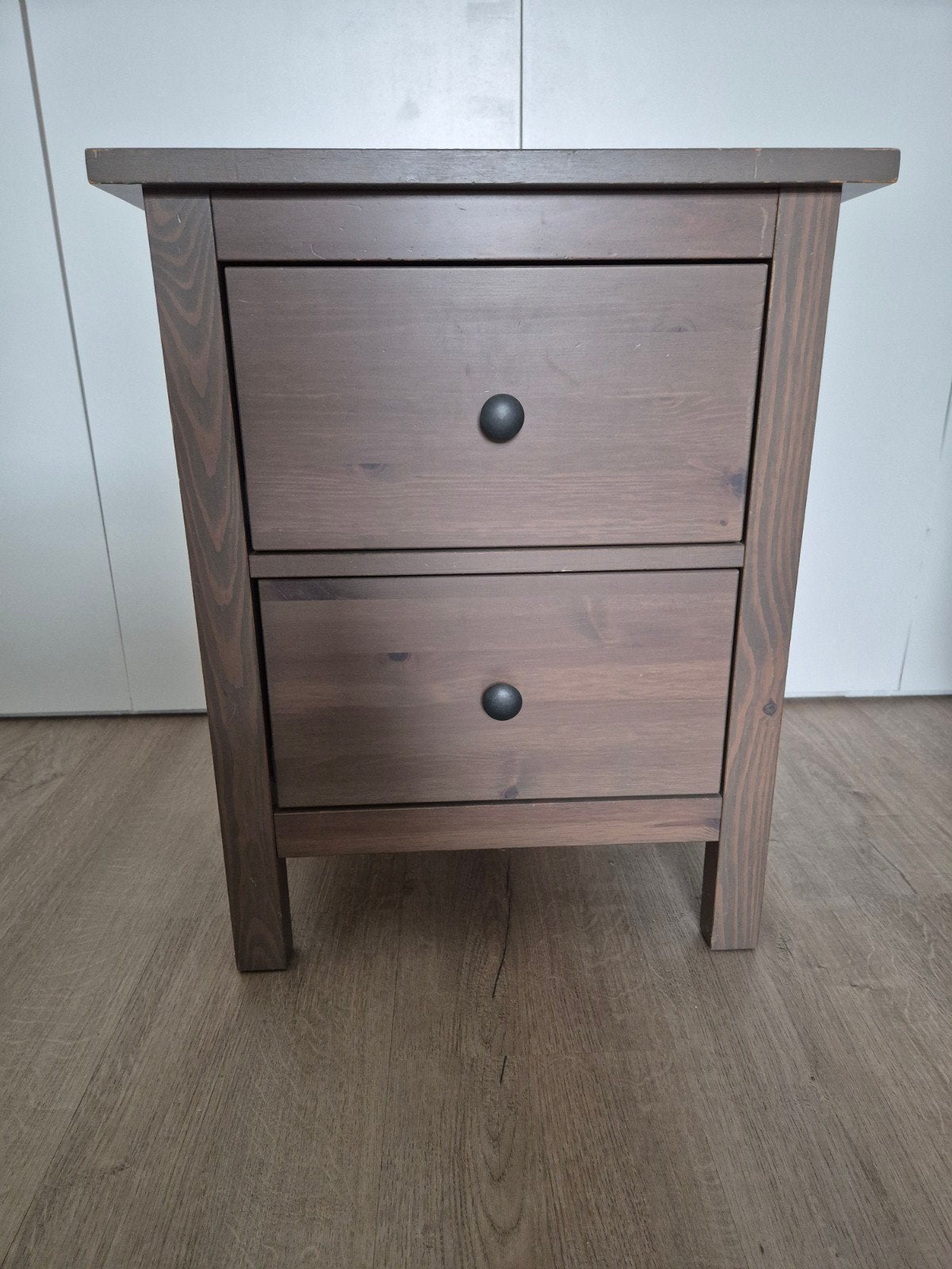 IKEA Nachtkastje met 2 lades - 66x54x38 cm, Gebruikt, Minder dan 50 cm, Ophalen, Minder dan 90 cm