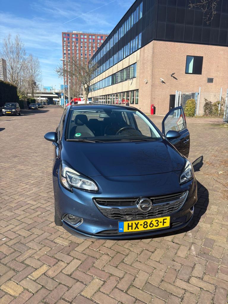 Opel Corsa 1.0T 66KW/90PK 5D 2016 Blauw, Voorwielaandrijving, Blauw, Origineel Nederlands, 1200 kg