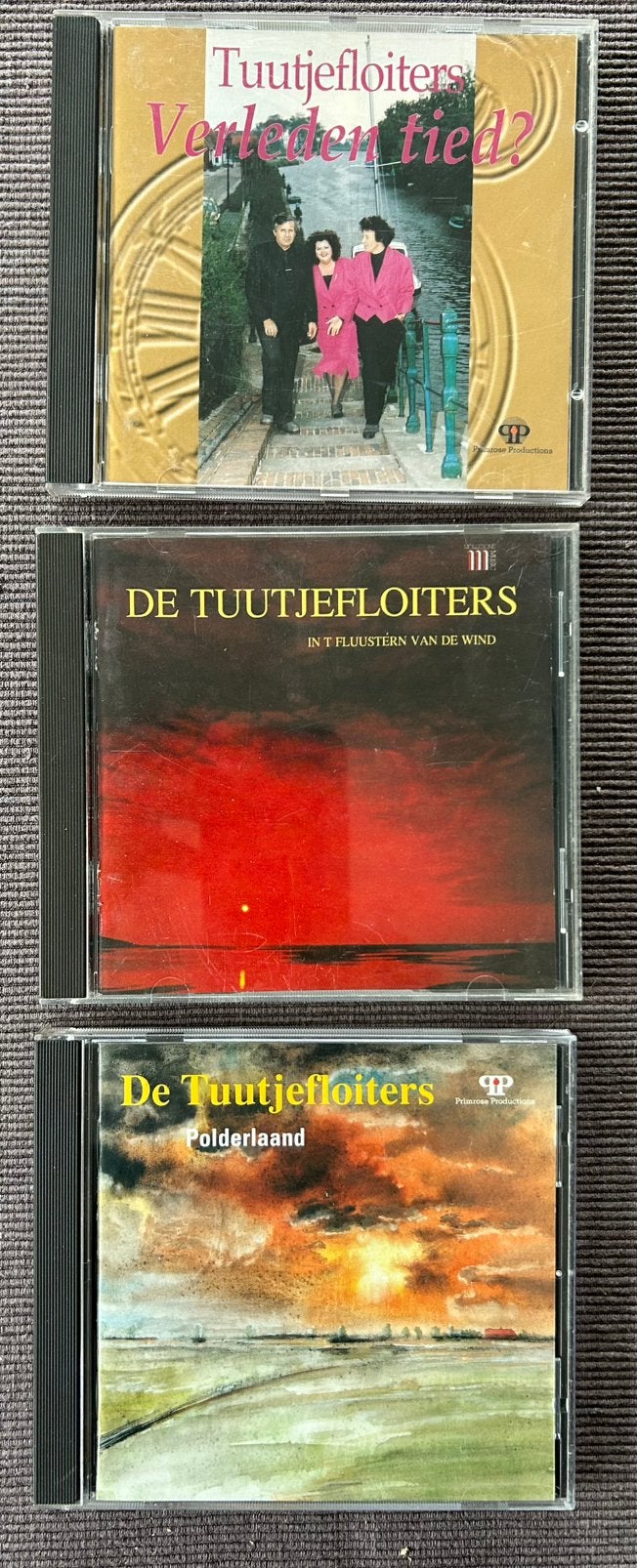 Tuutjefloiters - 3 cd’s - groningen dialect, Ophalen of Verzenden, Zo goed als nieuw, Streekmuziek
