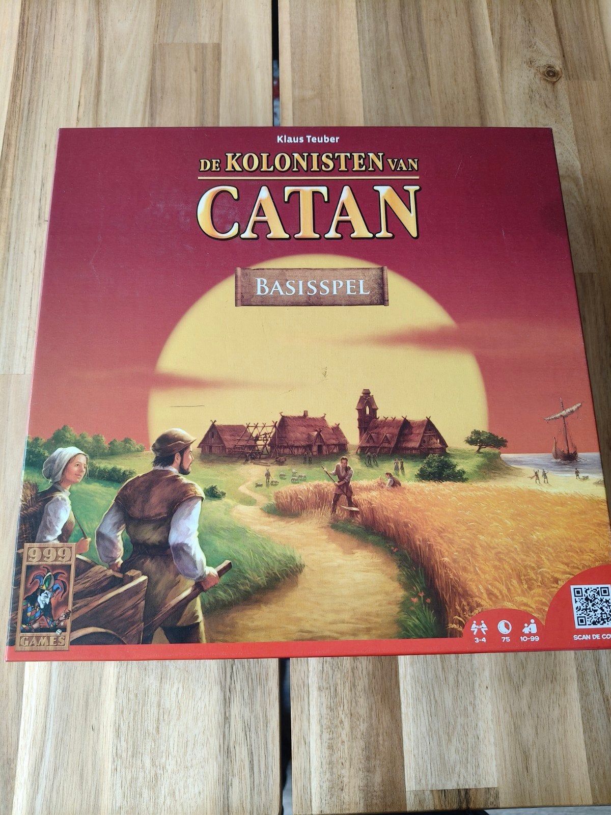 De kolonisten van Catan - Basisspel, Nieuw in doos, Drie of vier spelers, Ophalen of Verzenden, Nieuw, 999 Games