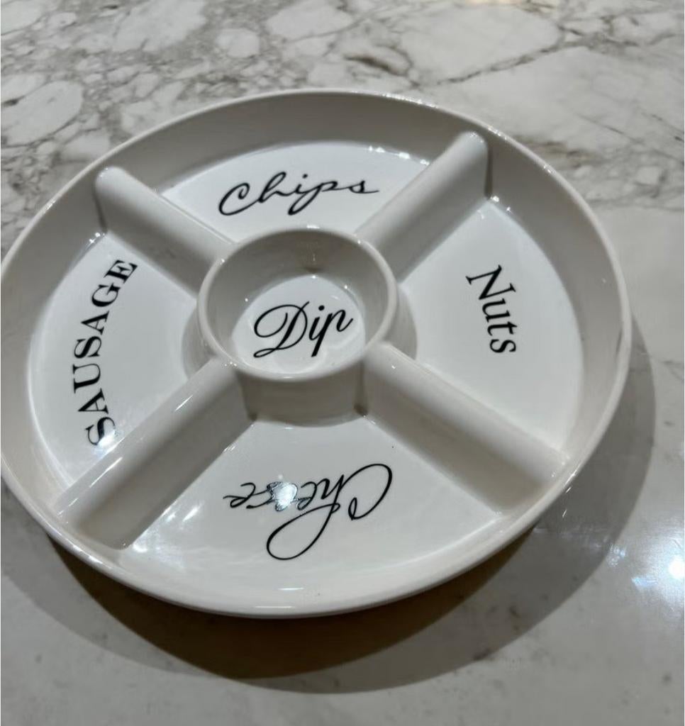Riviera Maison hapjes/snack schaal, Ophalen of Verzenden, Zo goed als nieuw, Overige materialen
