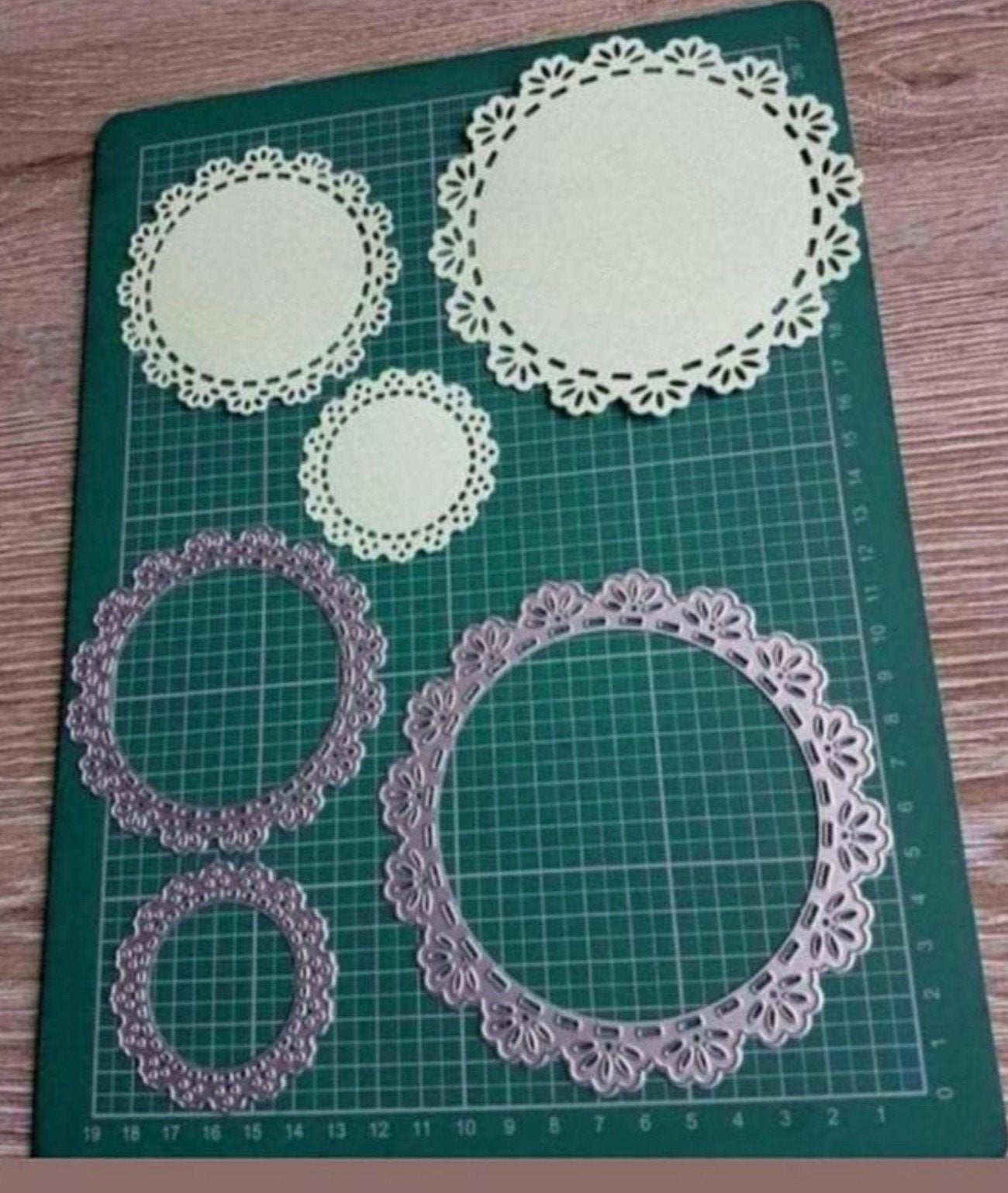 Snijmal set 3 delig rond 1800, Ophalen of Verzenden, Zo goed als nieuw, Pons of Mal