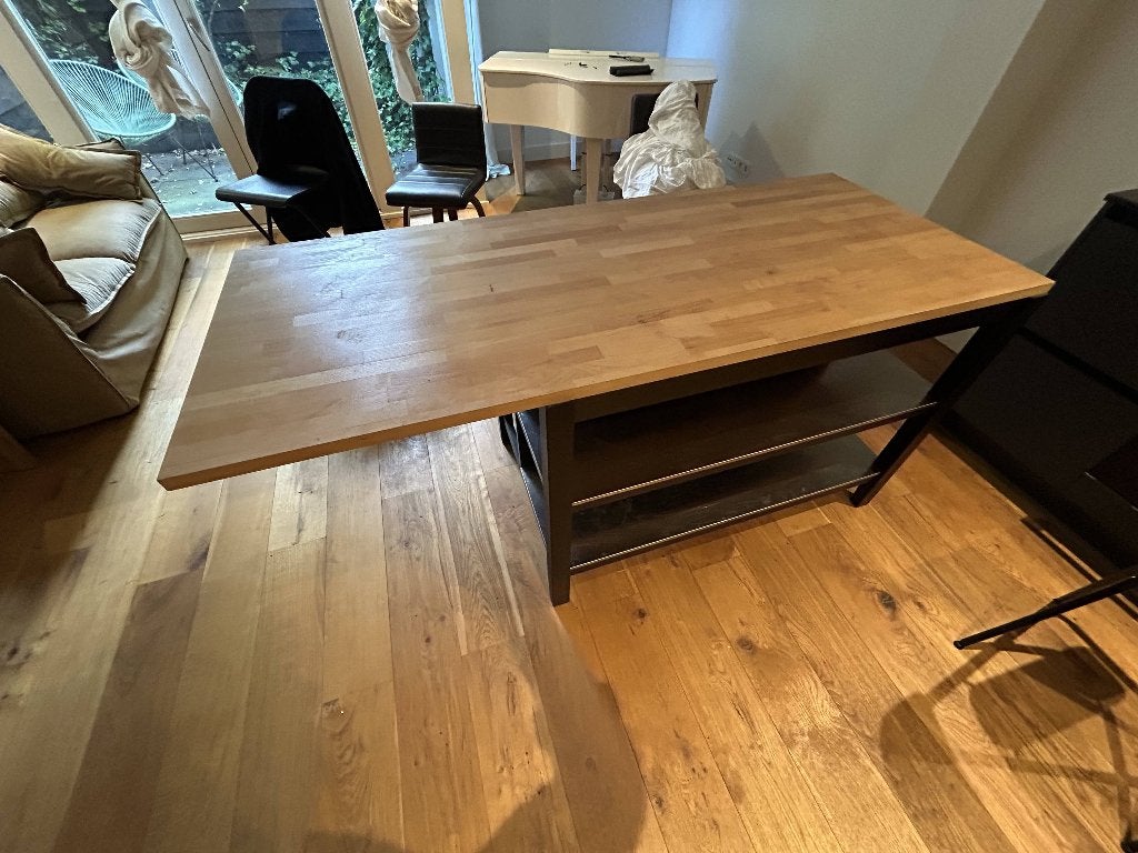tafel met opbergruimte, Ophalen, Gebruikt, 50 tot 100 cm, 150 tot 200 cm