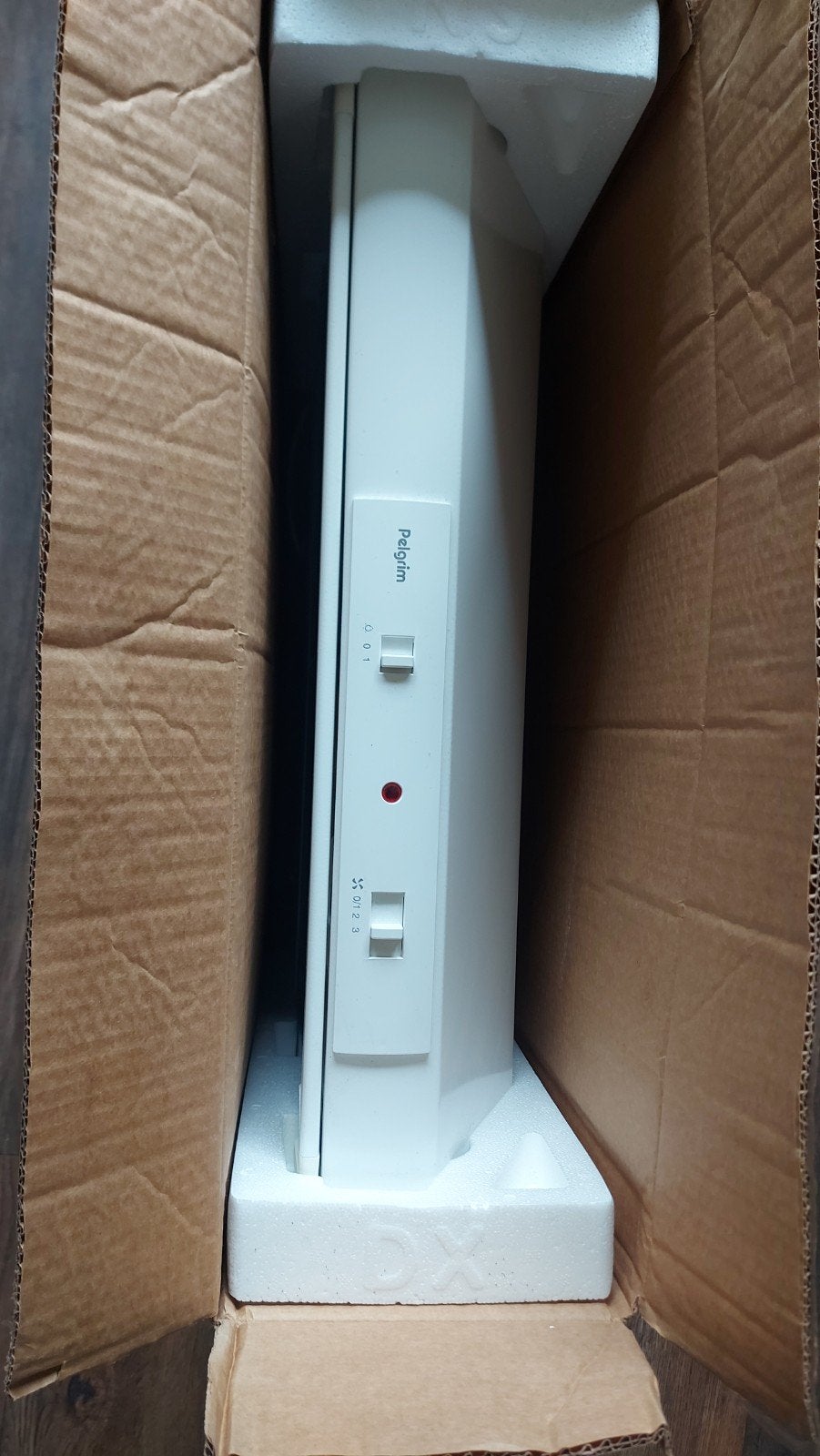 Nieuwe Pelgrim MWA105KOR afzuigkap motorloos – nieuw– wit, Ophalen of Verzenden, Nieuw, 200 tot 400 m³ per uur, Onderbouw afzuigkap