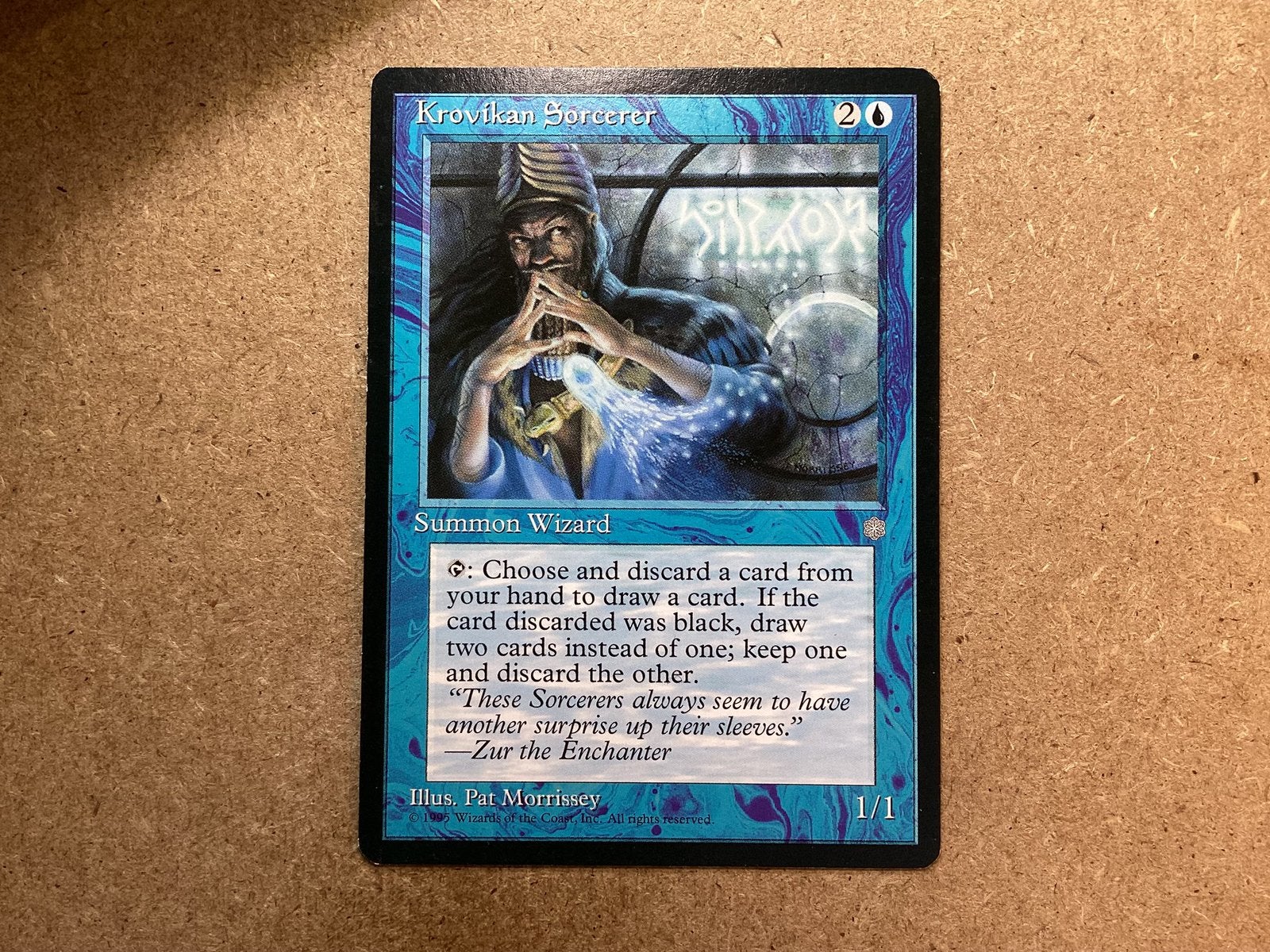 1x Krovikan Sorcerer (Excellent), Ophalen of Verzenden, Zo goed als nieuw, Losse kaart