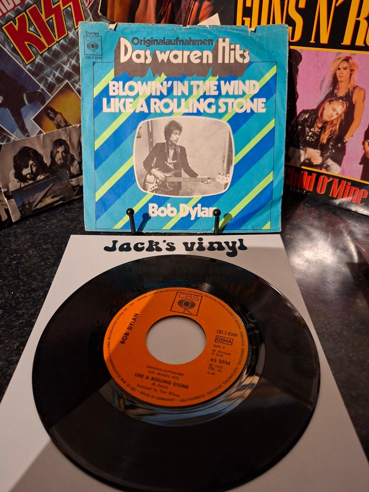 Bob Dylan - Blowin' in the Wind / 1972, Gebruikt, 7 inch, Ophalen of Verzenden, Beschermende buitenhoes