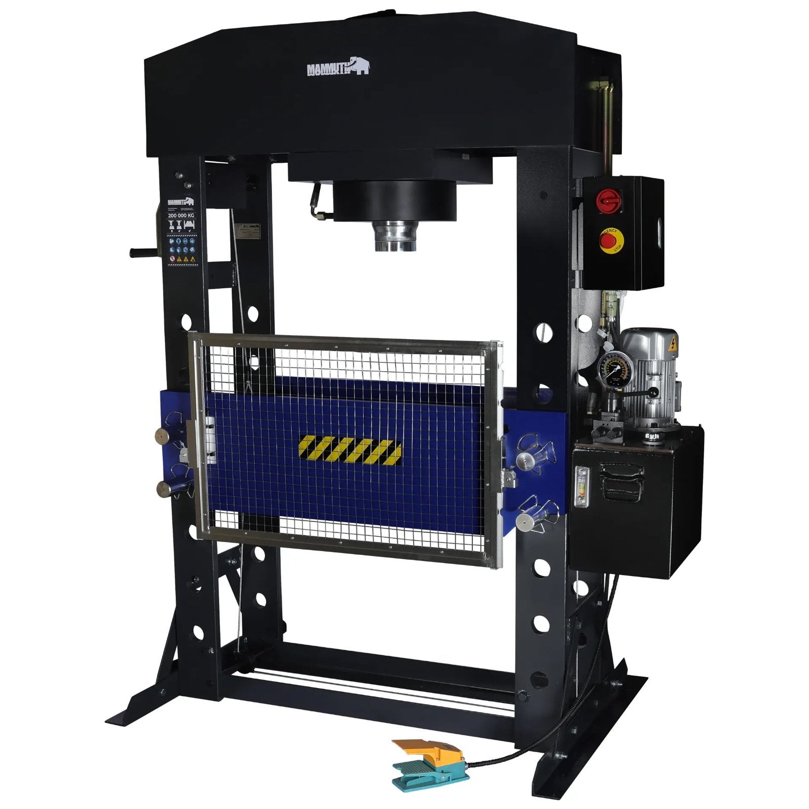 Mammuth werkplaatspers 200 ton elektrisch / Nieuw, Ophalen, Nieuw