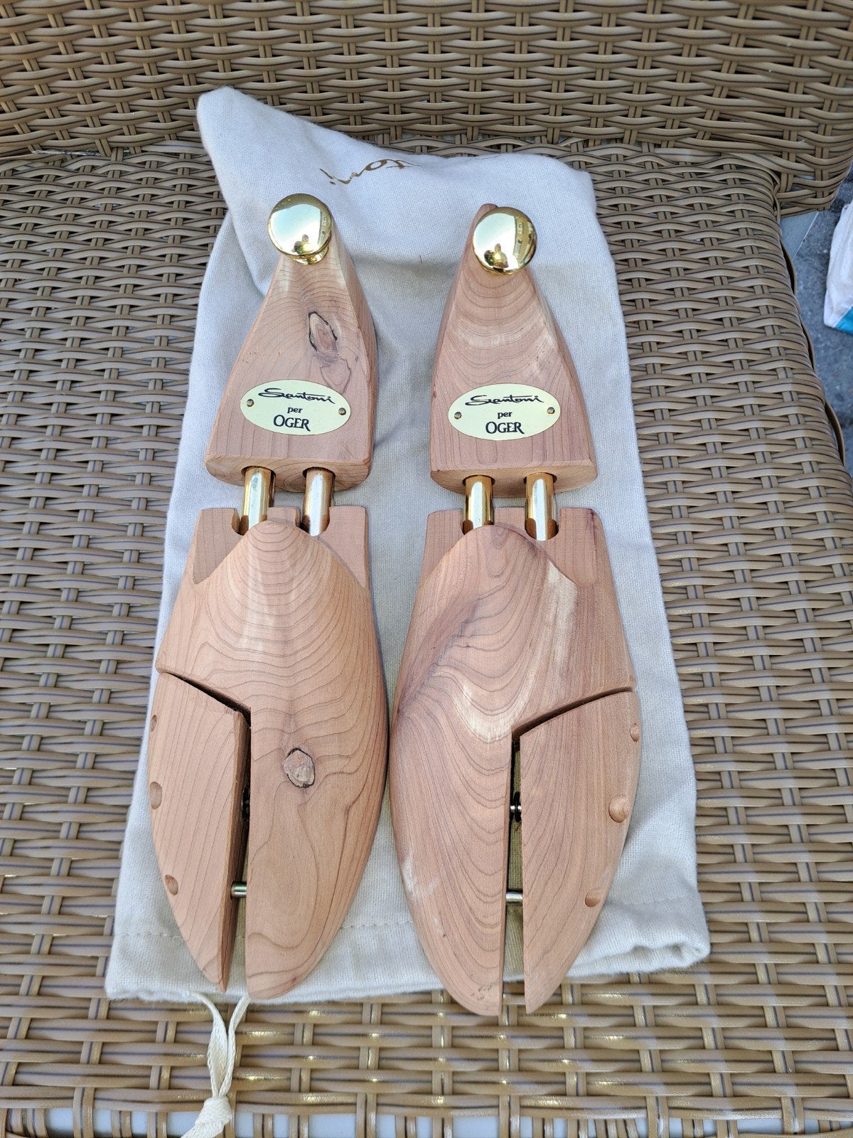 Santoni per Oger cederhouten schoenspanners, Ophalen, Overige kleuren, Overige typen, Nieuw