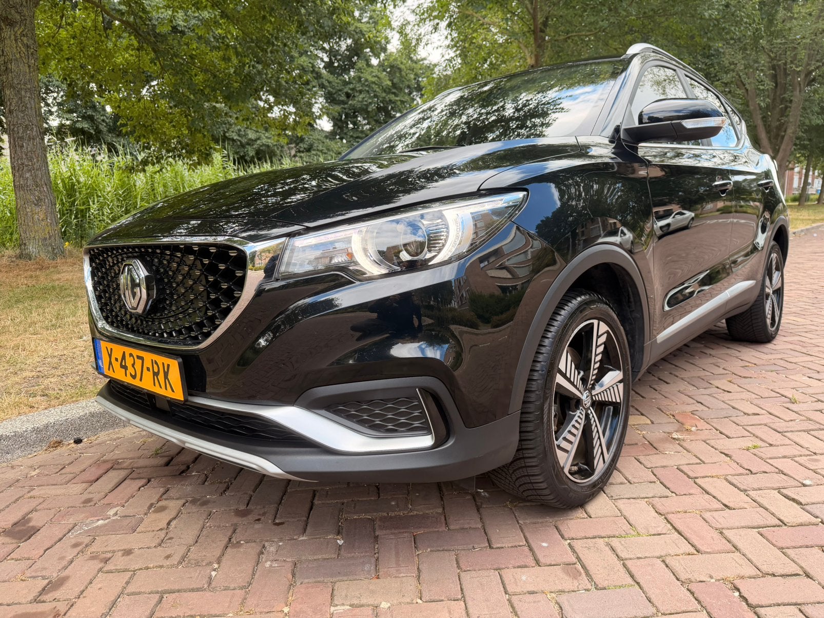 MG ZS Electric 143pk 2021 Zwart 75.000km + NIEUWE BEURT, Auto's, MG, 38 min, ZS, 1507 kg, Zwart