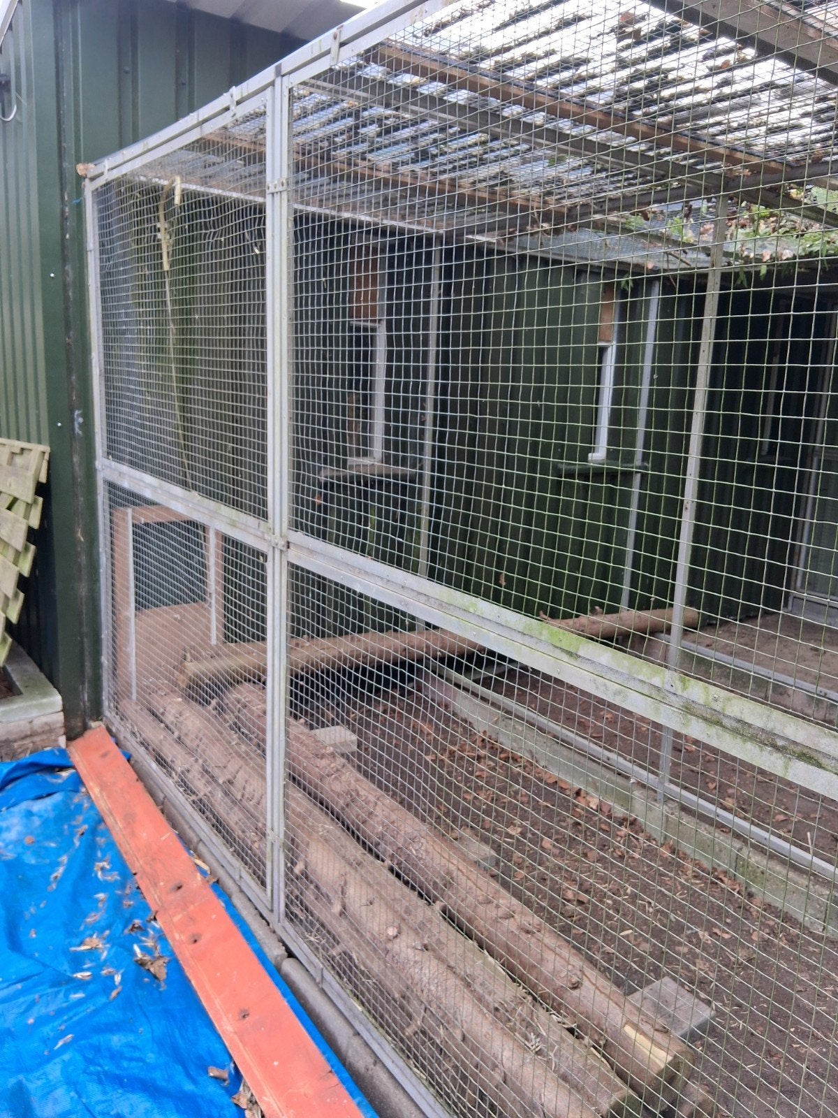 Volièregaaswand / vogelkooi, Ophalen, Hout, Vogelkooi