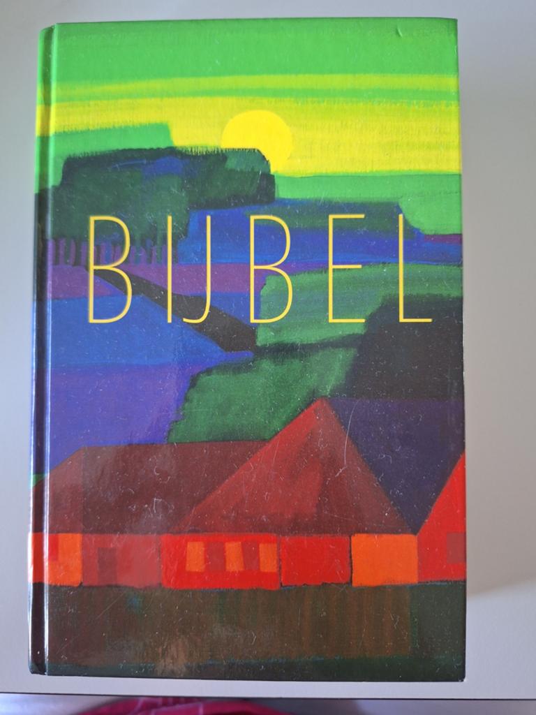 Bijbel met kleurrijke omslag, Antiek en Kunst, Ophalen of Verzenden, Diverse auteurs