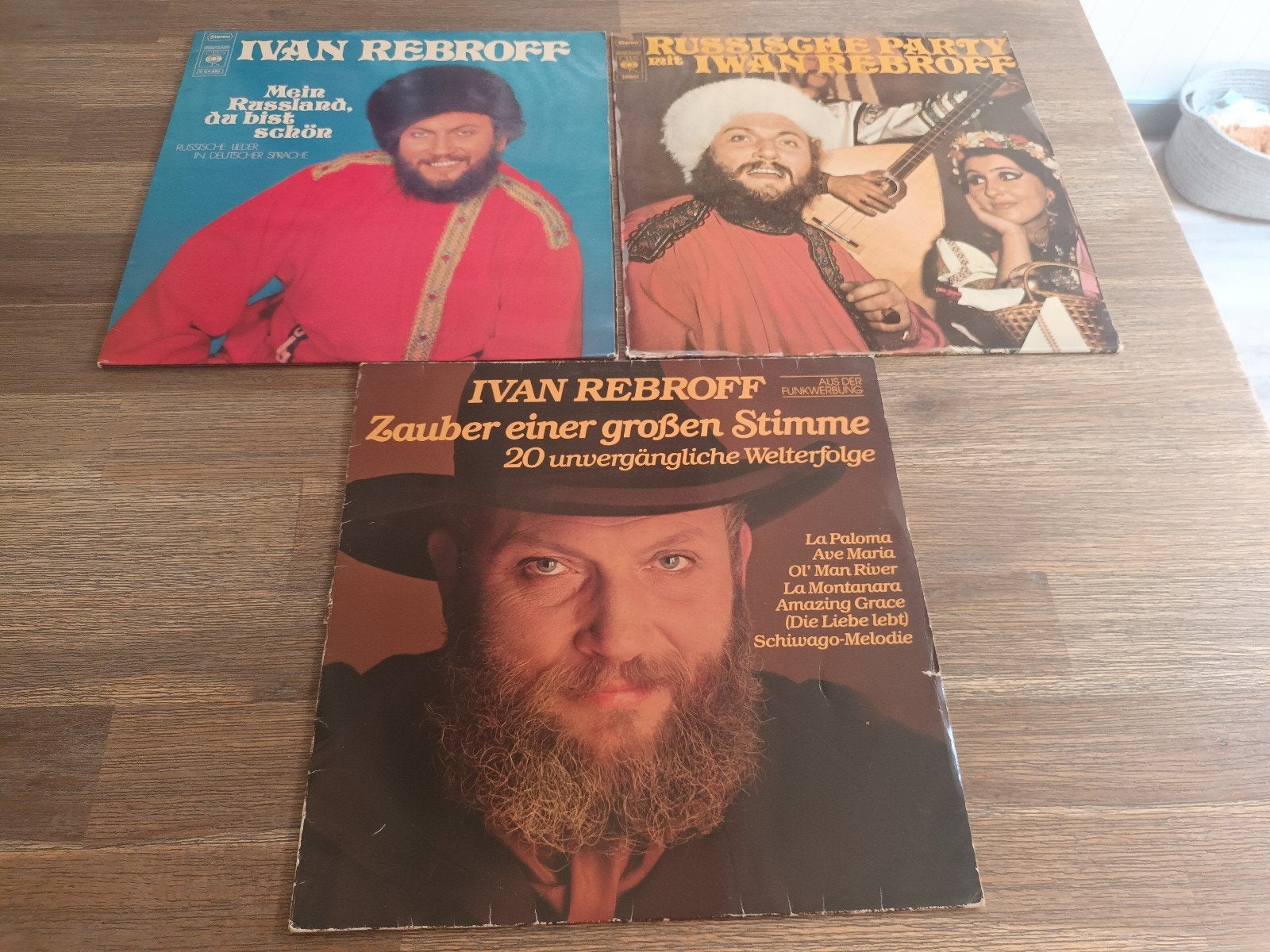 3x lp van Ivan Rebroff, Ophalen of Verzenden, Gebruikt, 12 inch
