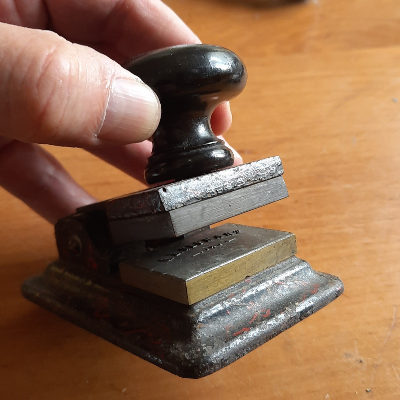 Stempel Preegstempel Ambtenaar  Nederlands Indië voor WO2, Verzenden