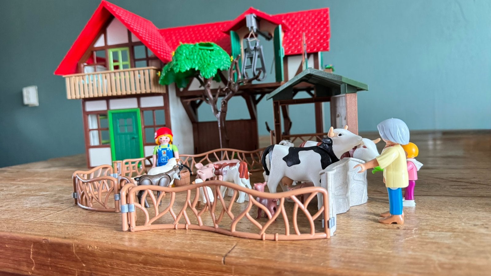 Playmobil Boerderij met Dieren en Figuren, Kinderen en Baby's, Speelgoed | Playmobil, Ophalen of Verzenden, Zo goed als nieuw