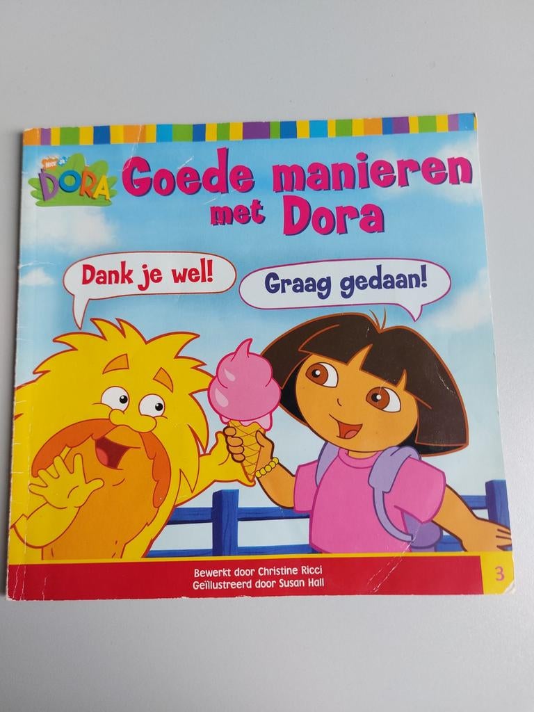 Dora Goede Manieren met Dora - Kinderboek, Ophalen of Verzenden, Gelezen, Christine Ricci, Fictie algemeen