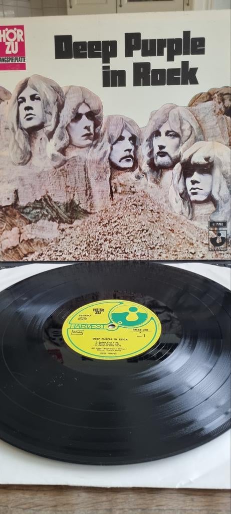 Deep Purple - In Rock LP (Harvest, HörZu, Duitsland), Cd's en Dvd's, Vinyl | Rock, Gebruikt, Originele persing, Ophalen of Verzenden